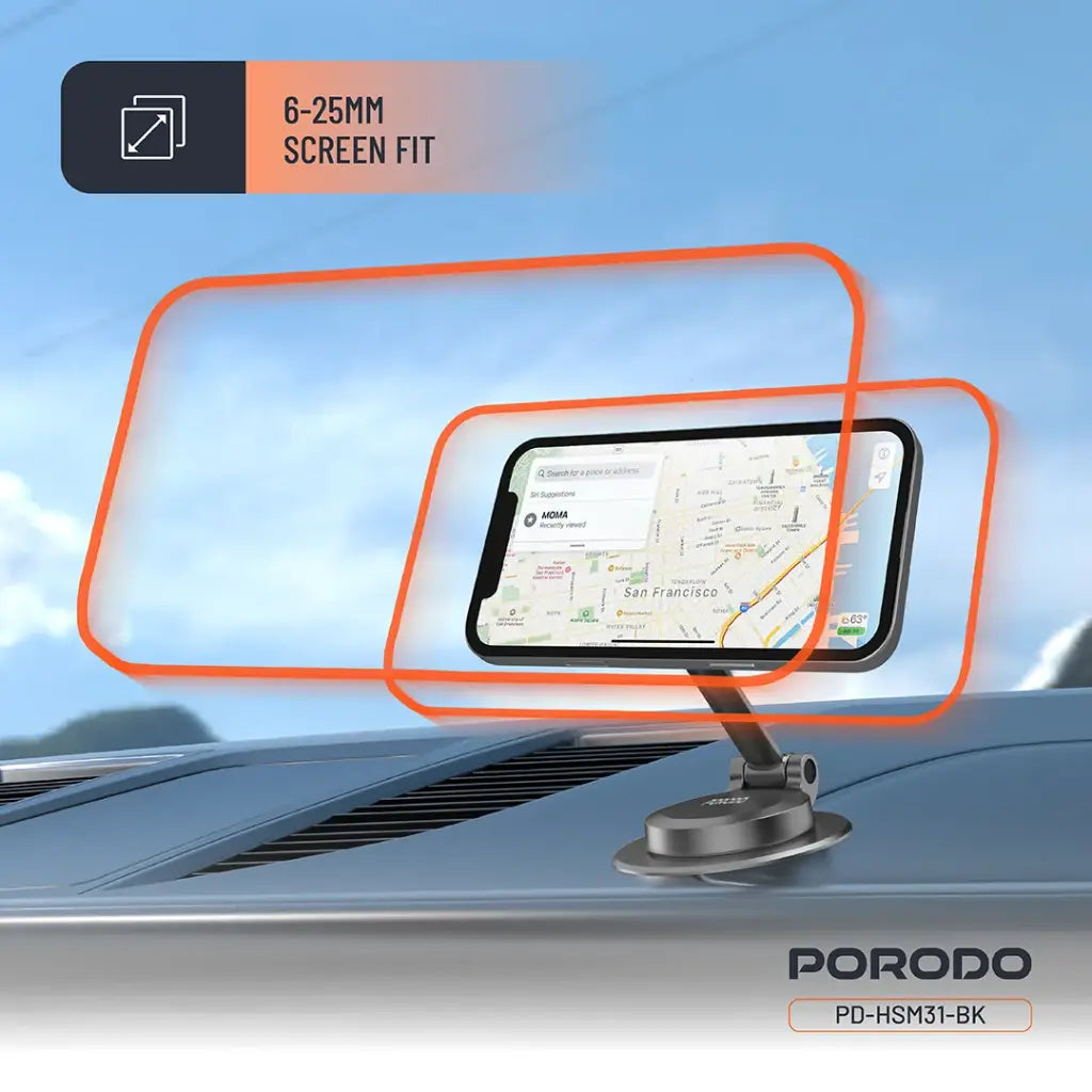Porodo - Maglock MagSafe Phone Mount - Black