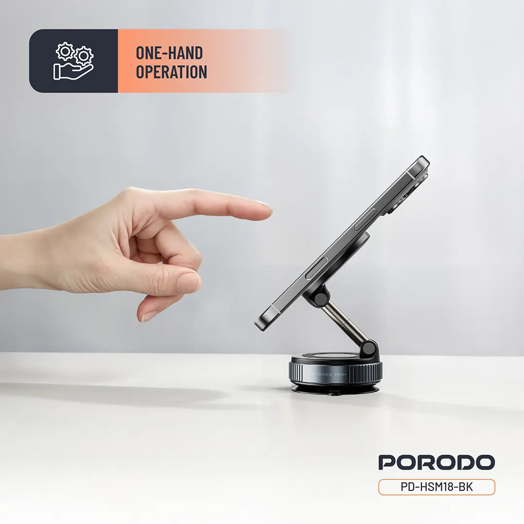 Porodo Vacuseal Rotate-Lock MagSafe Mount - TECH STREET