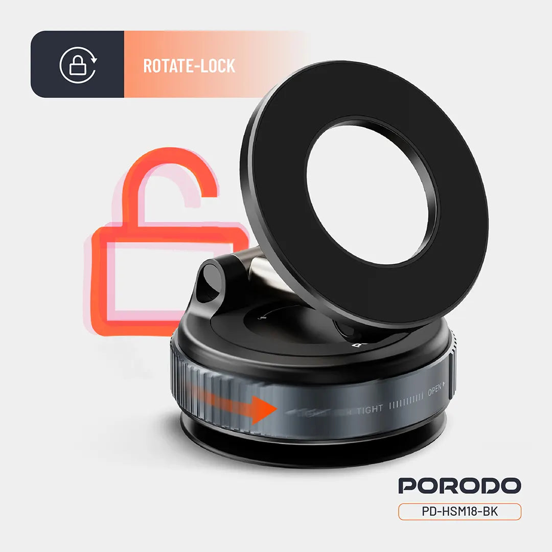 Porodo Vacuseal Rotate-Lock MagSafe Mount