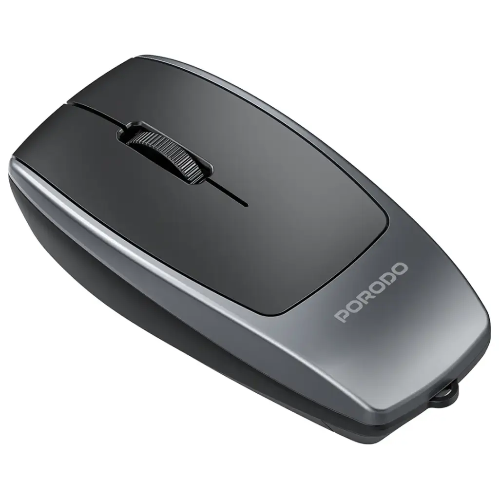 Porodo - 1600DPI Wireless Mouse with Card Reader