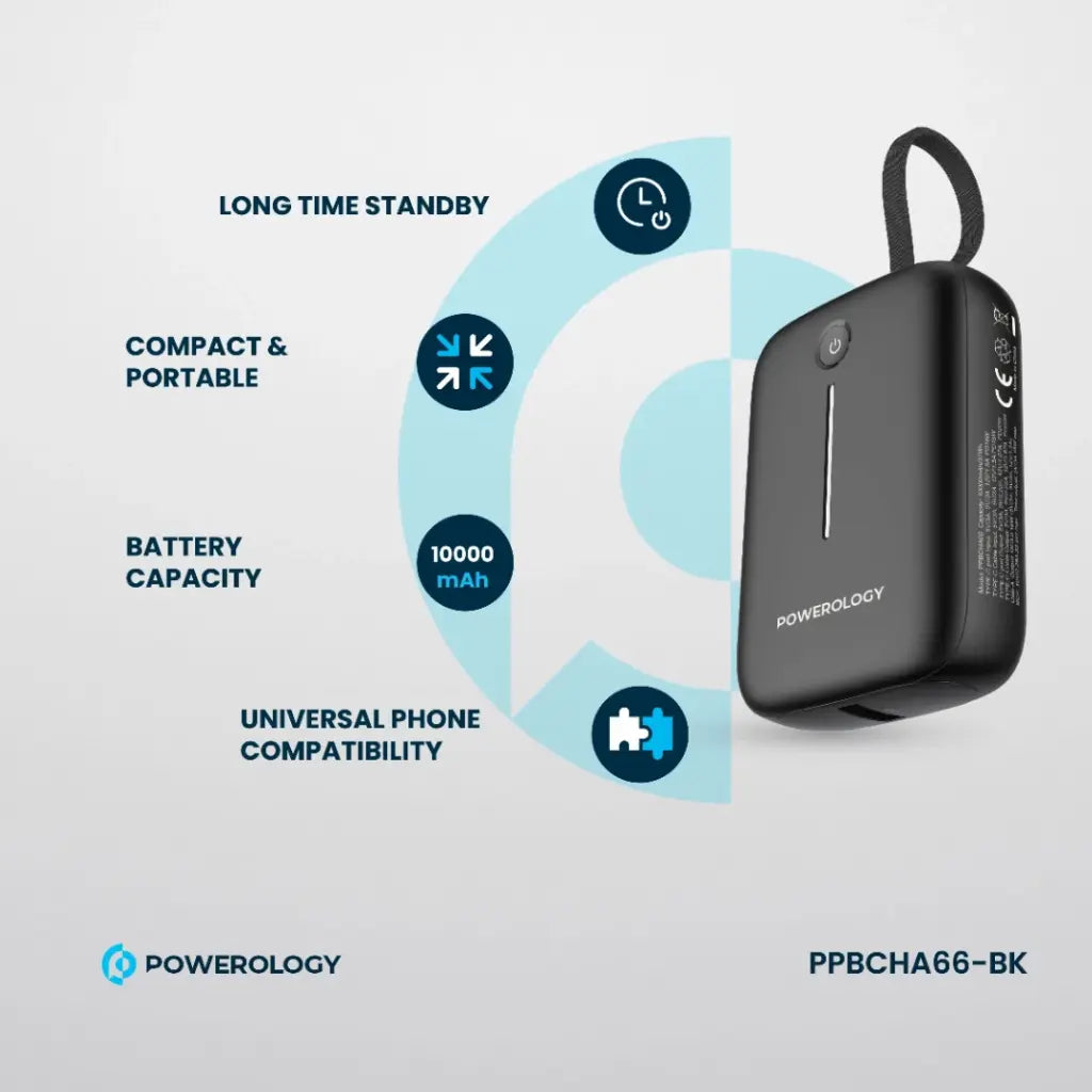 Powerology - 10000mAh Power Bank - TECH STREET