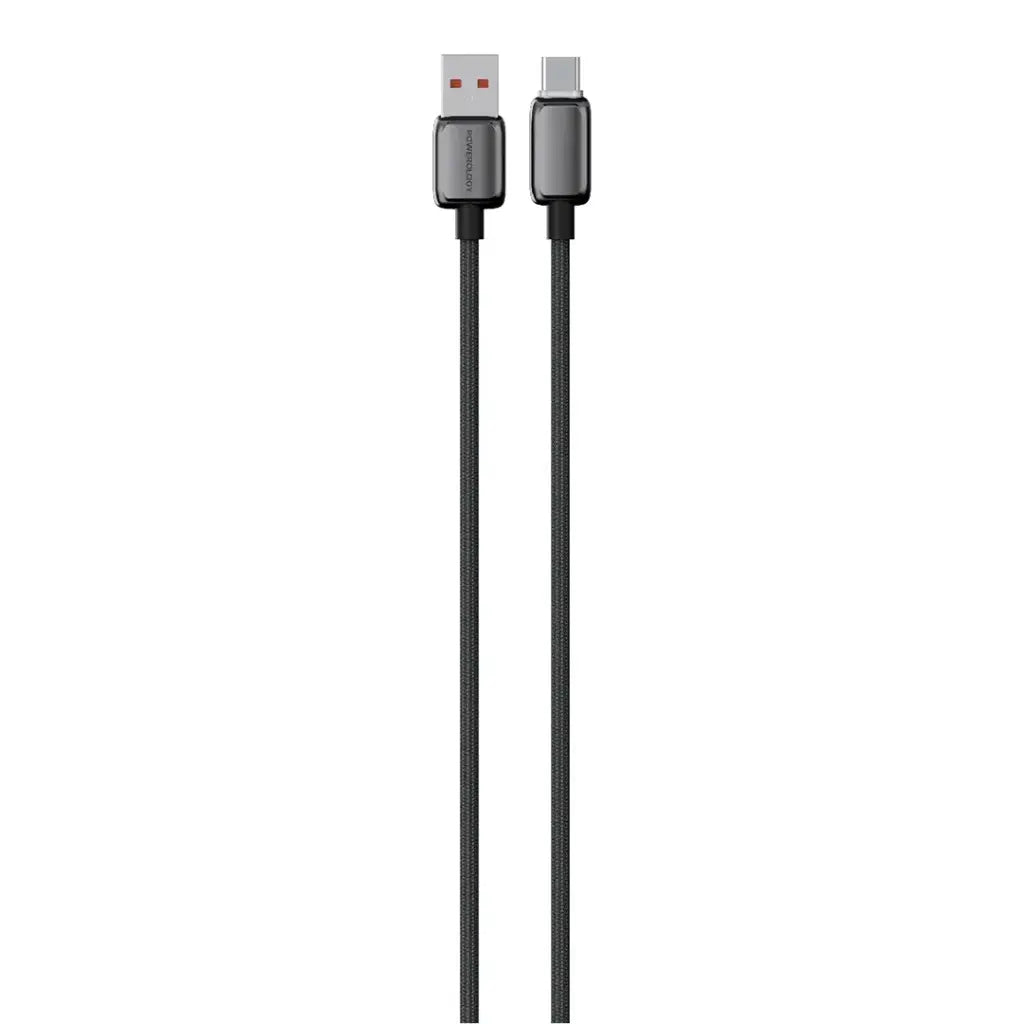 Powerology - Zinco Series USB-A to USB-C - Dark Gray