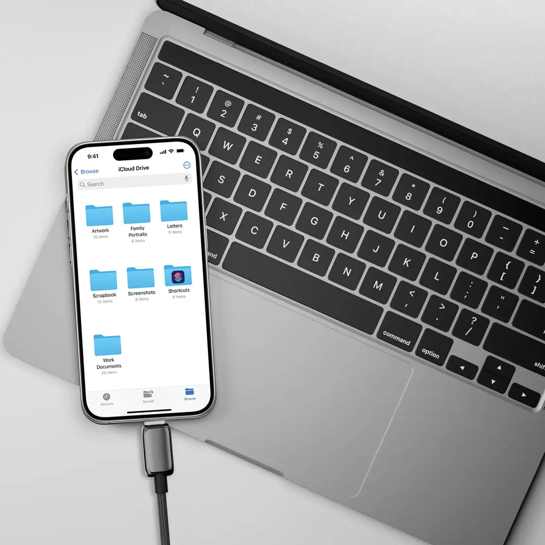 Powerology - Zinco Series USB-A to USB-C - Dark Gray