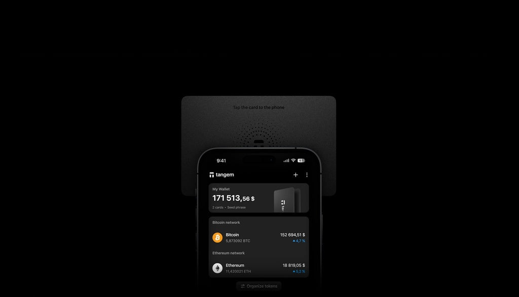 TANGEM CRYPTO HARDWARE WALLET 2.0 (PACK OF 2 CARDS)