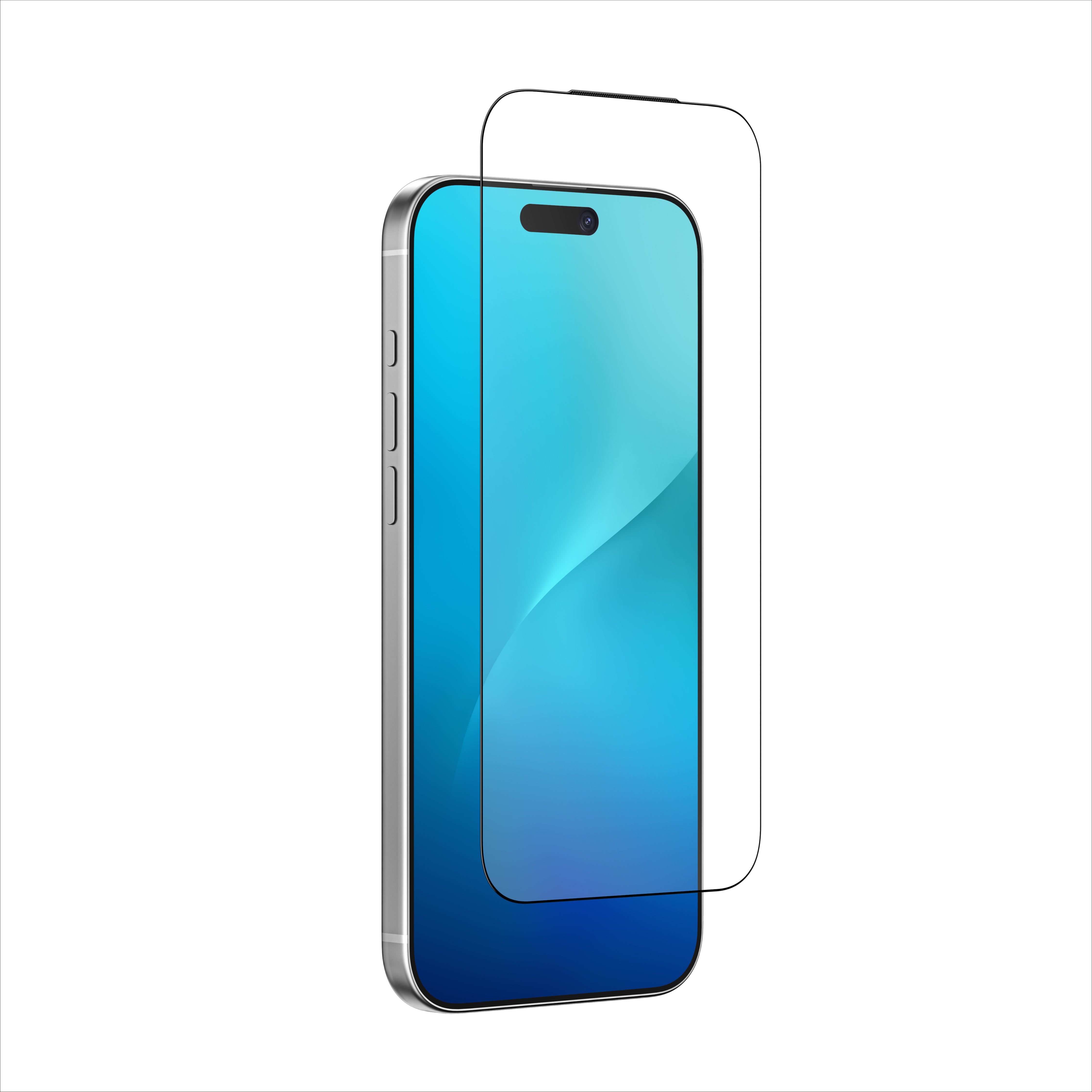 AMAZINGthing - Iphone 17 6.3 3D Fully Covered Radix Glass - Clear