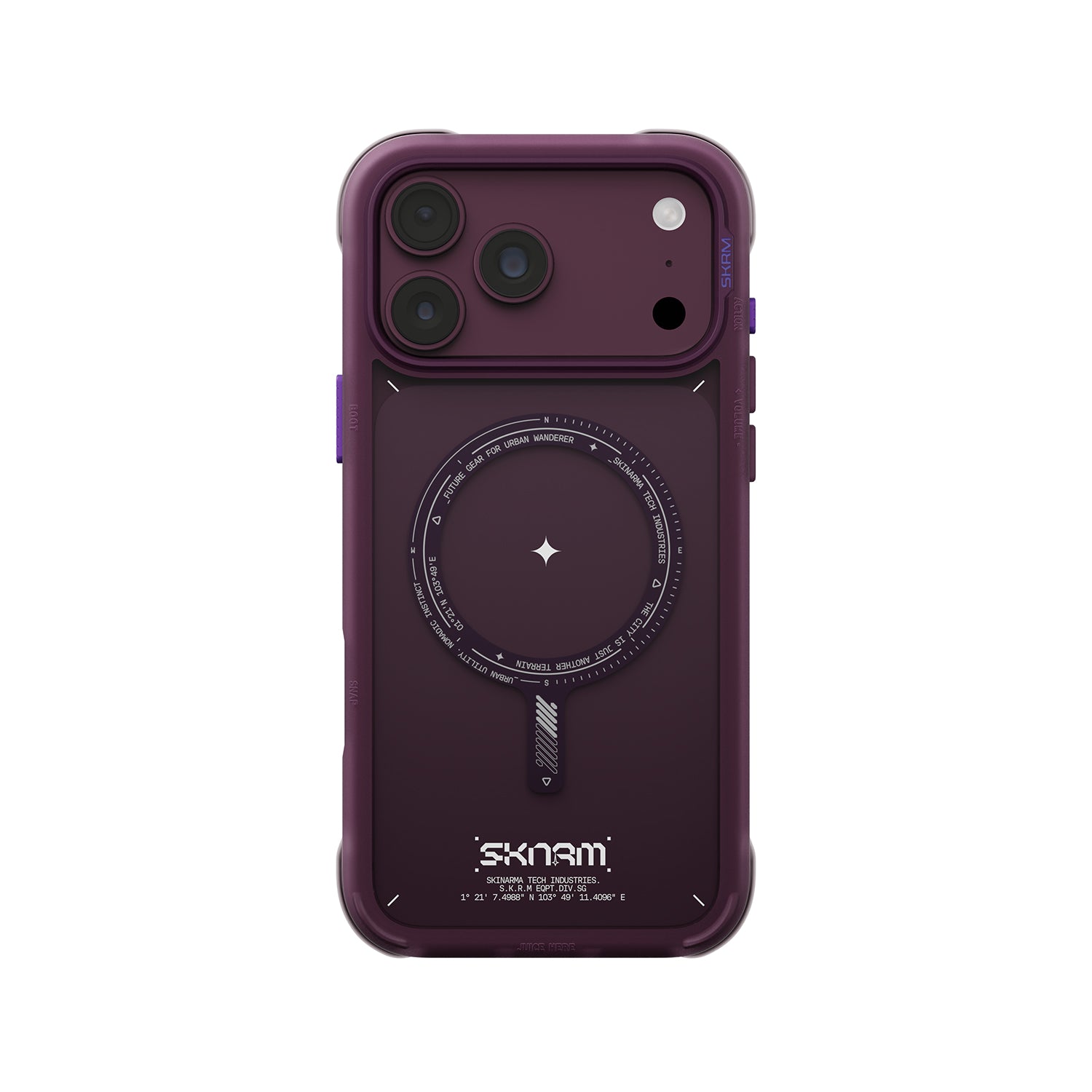 SKINARMA - Avion Case For IPhone 18 Pro Max Burgundy