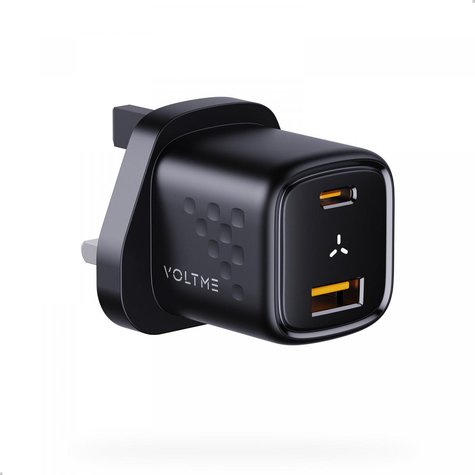 Voltme Revo 30 Duo USB-C & USB-A Wall Charger (30W) Black