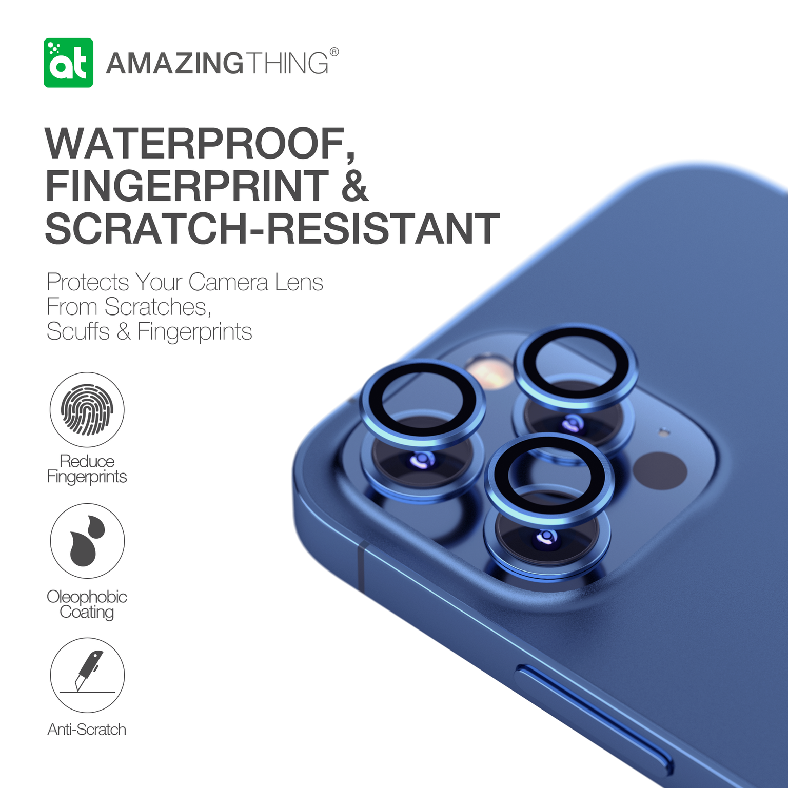 AMAZINGthing Aluminum Lens Defender for iPhone 12 Pro - TECH STREET