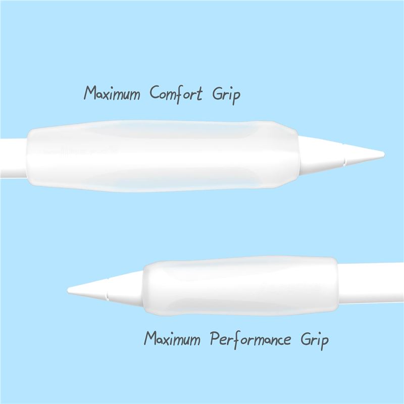 Paperlike Grip Apple Pencil Dual Pack Silicon White