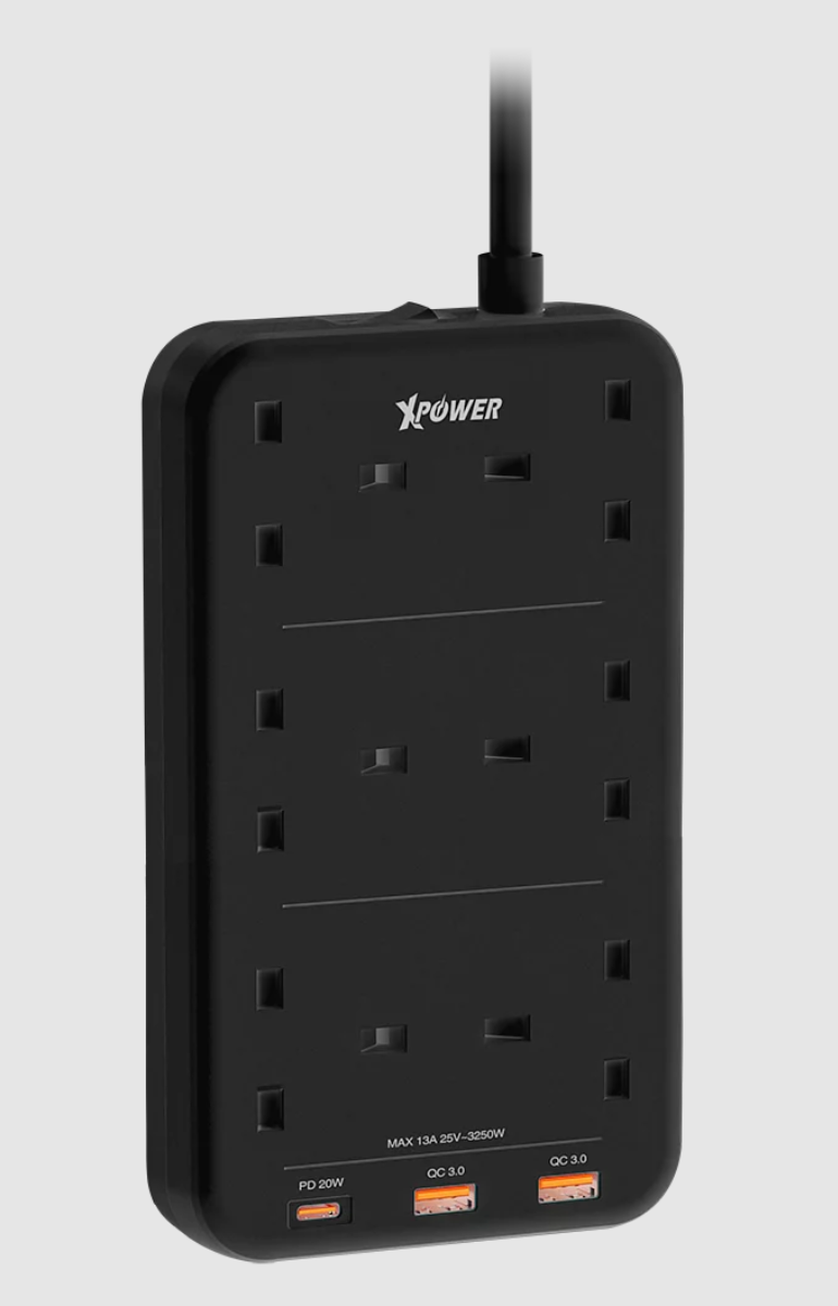 XPOWER PS6A 2 IN 1 PD 3.0 6 SOCKETS POWER STRIP