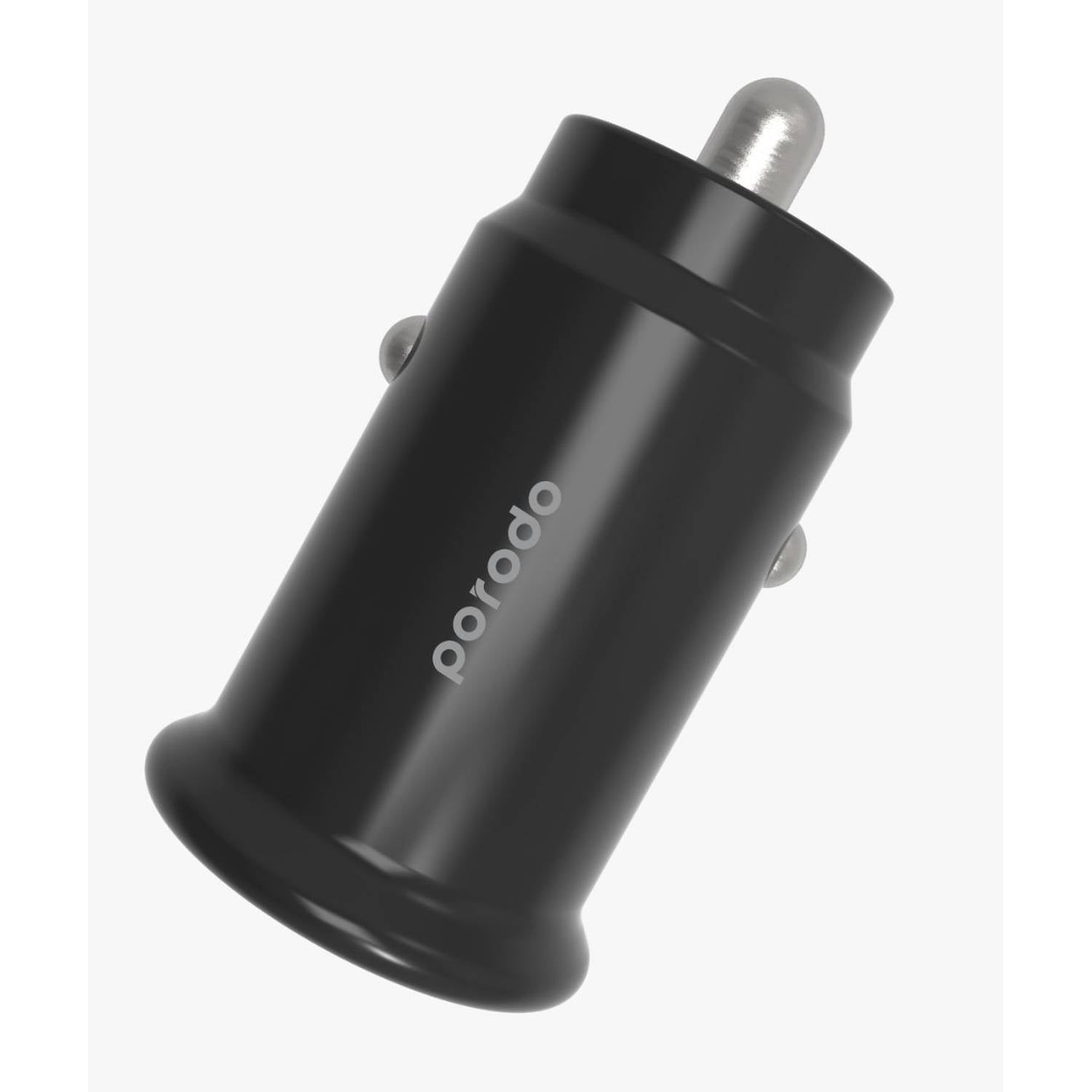 Porodo 3 in 1 Magsafe Car Mount with QC3.0 Car Charger - Black