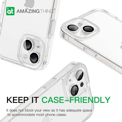 AMAZINGthing Pure Lens Glass for iPhone 14 6.1/6.7 Plus