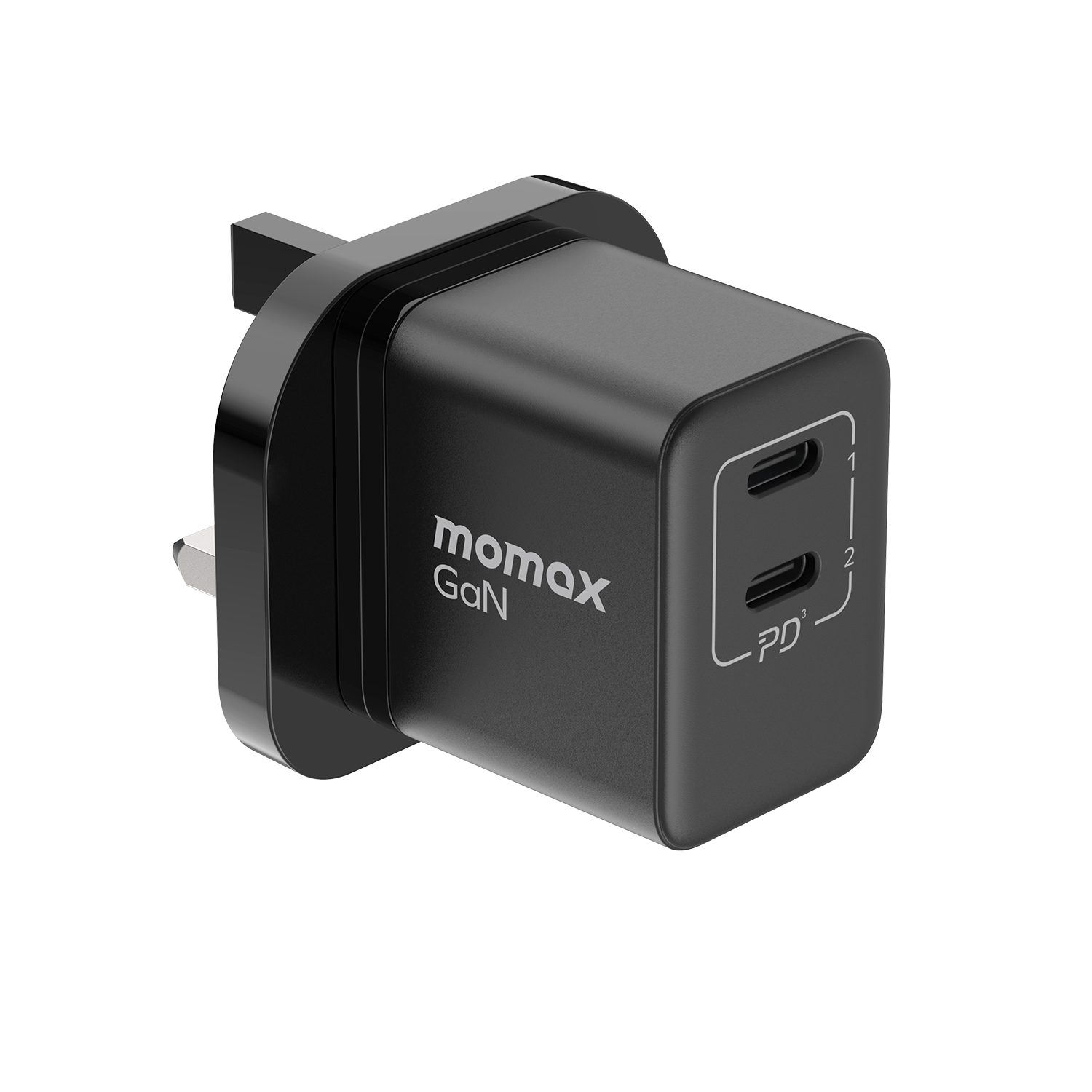 Momax 2-Ports USB-C GAN Mini Charger 35W