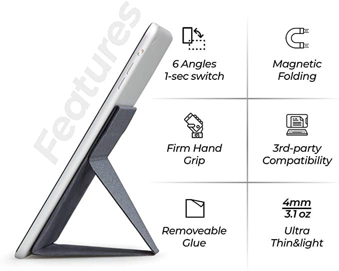 MOFT X Thinnest and Adjustable Tablet Stand iPad Mini - Space Grey - Tech Street