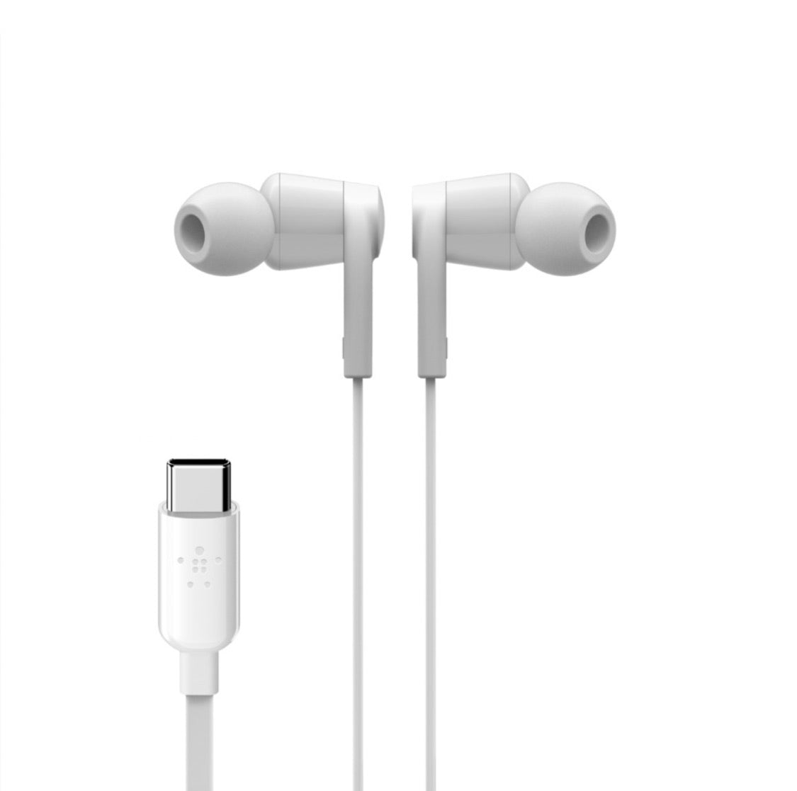 Belkin RockStar Headphones with USB-C Connector - White - TECH STREET