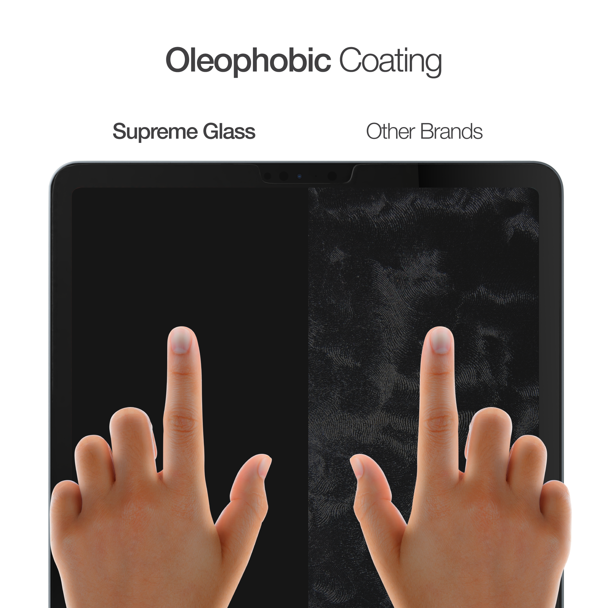 AMAZINGthing iPad 11inch 2.5D Anti-Bacterial  Glass (Crystal) - Tech Street
