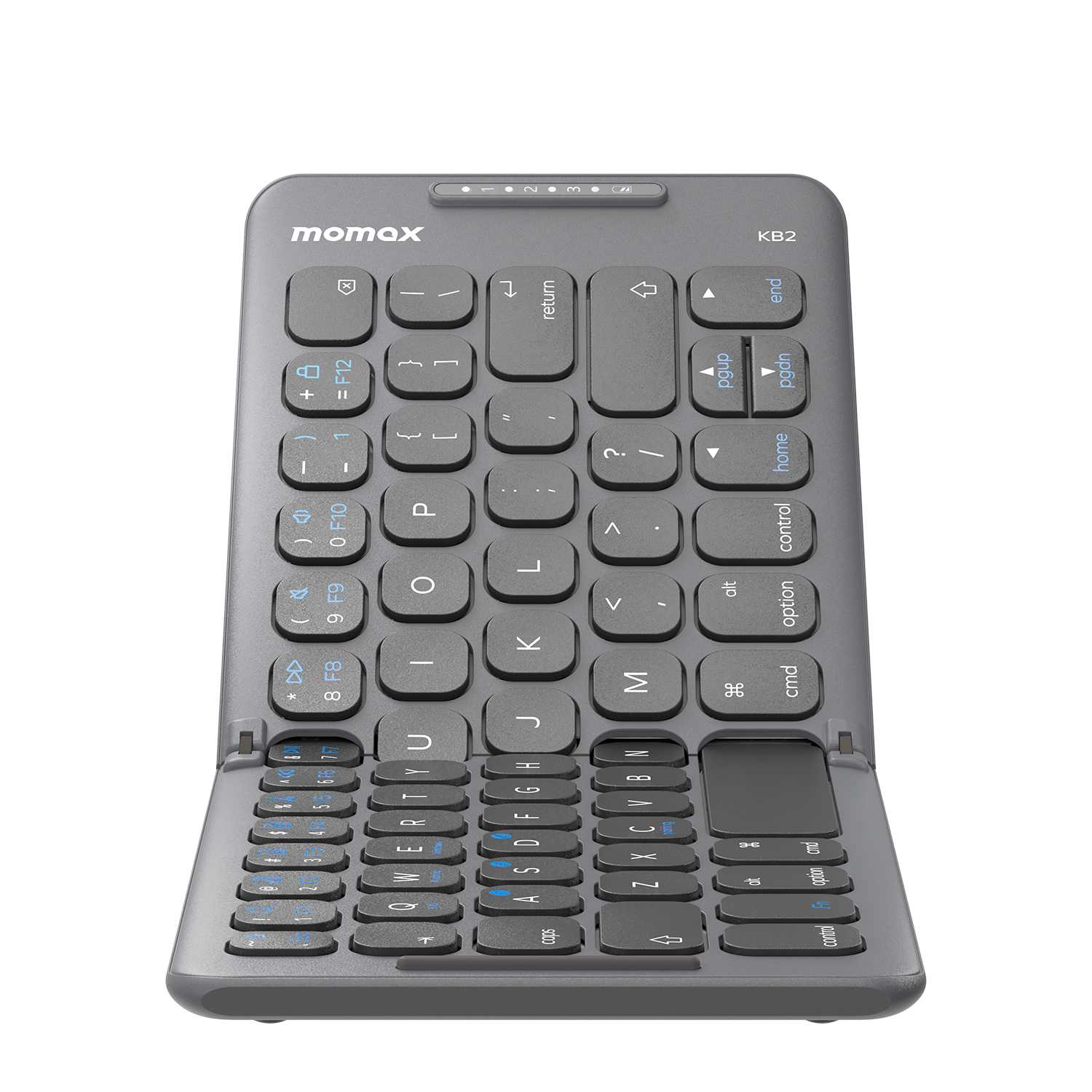 Momax OneLink Foldable Wireless Keyboard - Space Grey