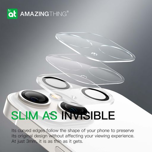 AMAZINGthing Pure Lens Glass for iPhone 14 6.1/6.7 Plus